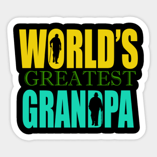 WORLDS GREATEST GRANDPA Sticker